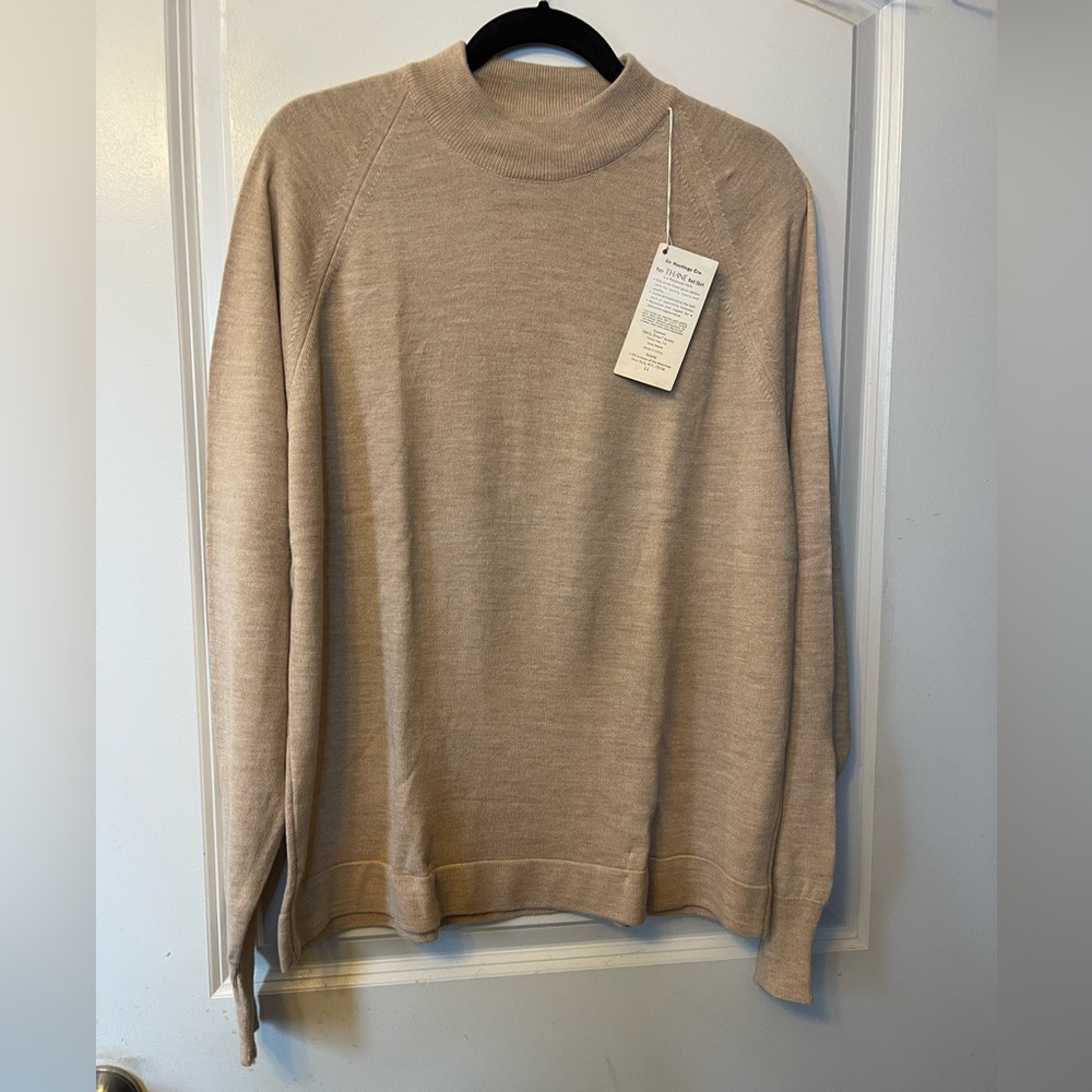 Thane XL Beige Lightweight Vintage Sweater Top